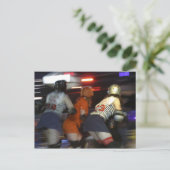 Roller Derby Postkarte (Stehend Vorderseite)