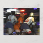 Roller Derby Postkarte (Vorderseite)