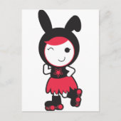Roller Derby Postkarte (Vorderseite)