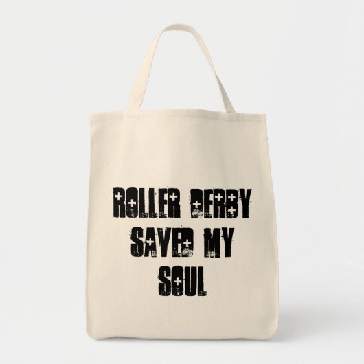 ROLLER DERBY RETTETE MEINE SOUL-TASCHE TRAGETASCHE (Vorne)