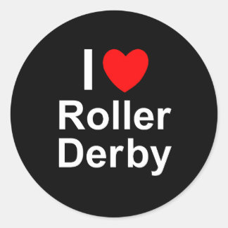Roller Derby Runder Aufkleber