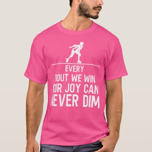 Roller Derby Silhouette Rollschuh Skate T-Shirt (Vorderseite)