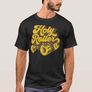 Roller Derby Skate Heilige Roller gestört T-Shirt