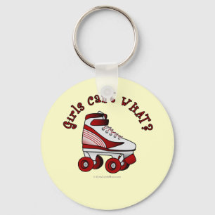 Roller Derby Skate - Rot Schlüsselanhänger