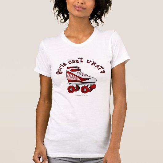 Roller Derby Skate - Rot T-Shirt (Vorderseite)