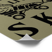 Roller Derby, Skate zum Leben, Leben zum Skate Poster (Ecke)