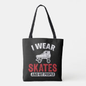 Roller Derby Skating Skate Schlittschuhläufer Tasche (Rückseite)