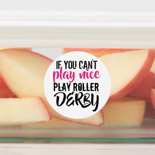 Roller Derby Stickers Etiketten (Befestigt)