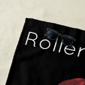 Roller Derby Strandtuch (Beispiel)