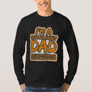 Roller Derby Vater Skate Team Vintag Vatertag T-Shirt