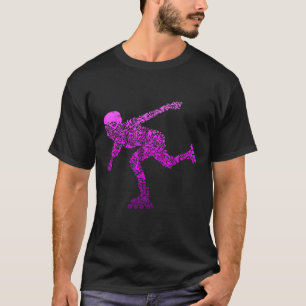 Roller Derby Vintage-Rollschuhe Retro-Skater Gi T-Shirt