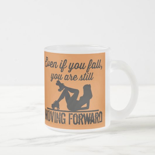 Roller Derby, Wenn Sie fallen, bewegen Sie sich vo Mattglastasse (Rechts)