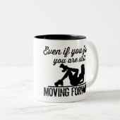 Roller Derby, Wenn Sie fallen, bewegen Sie sich vo Zweifarbige Tasse (VorderseiteRechts)