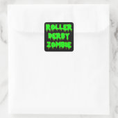 Roller Derby Zombie Sticker (Tasche)