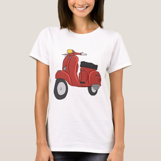 Roller des Vespa-SS T-Shirt (Vorderseite)