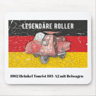 Roller Deutschland 1962 Heinkel 103-A2 Beiwagen Mousepad