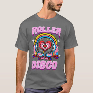 Roller Disco 70er Jahre Party Mädchen T-Shirt