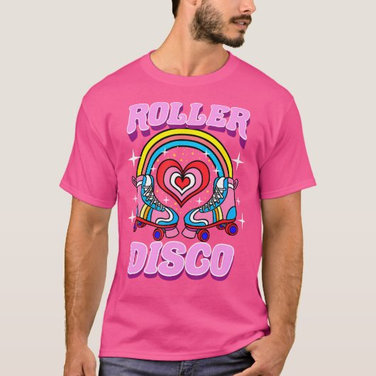 Roller Disco 70er Party T-Shirt (Vorderseite)
