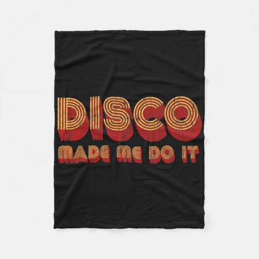 Roller Disco Outfit Retro 70er Kostüm für Frauen u Fleecedecke (Vorderseite)