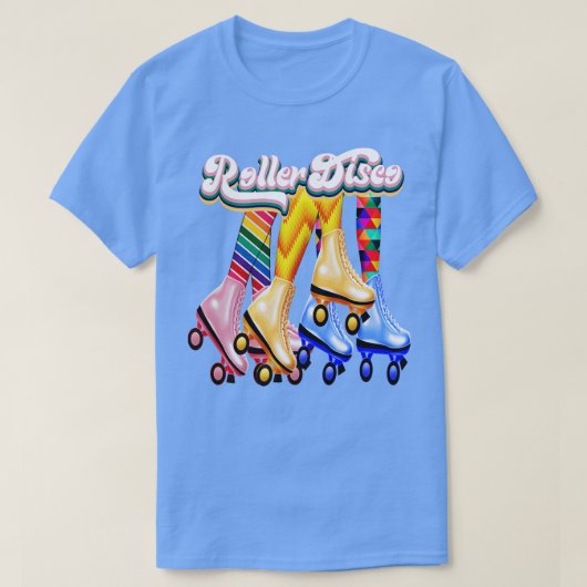 Roller Disco Skaten Skater Rollerskating Rollersk T-Shirt (Design vorne)