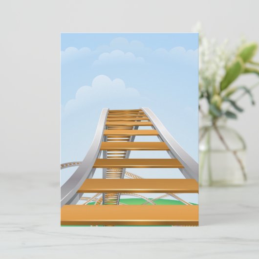 Roller Einladung (Stehend Vorderseite)