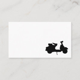 Roller-Fahrrad-Motorrad-Lieferungs-Fahrer-Reiter Visitenkarte