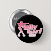 Roller Girl 80er Button (Vorne & Hinten)