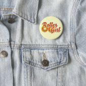 Roller Girl in Derby Button (Beispiel)
