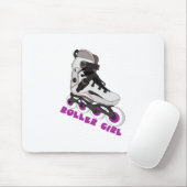 Roller Girl Mousepad (Mit Mouse)