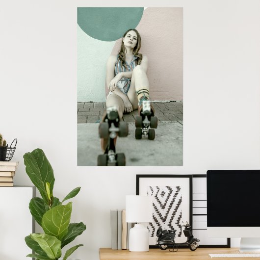 Roller Girl Poster (Heimbüro)