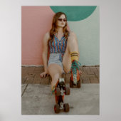 Roller Girl Poster - Roller Skaten (Vorne)