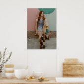Roller Girl Poster - Roller Skaten (Küche)