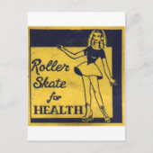 Roller Girl Postkarte (Vorderseite)