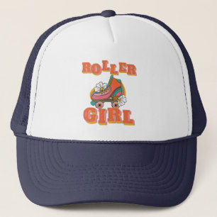 Roller Girl Vintage-Rollschuhlaufen Truckerkappe