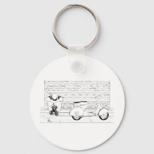 Roller-Haut Schlüsselanhänger