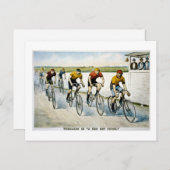 Roller in einem "Red Hot Finish". Postkarte (Vorne/Hinten)