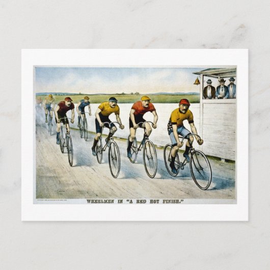 Roller in einem "Red Hot Finish". Postkarte (Vorderseite)