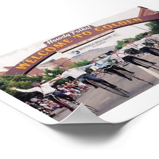 Roller in Golden, Colorado Poster (Ecke)