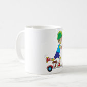 Roller-Junge Kaffeetasse (Vorderseite Links)