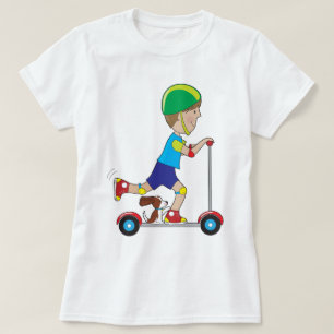 Roller-Junge T-Shirt