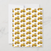 Roller Kids Construction Trucks Children's Mitteilungskarte (Rückseite)