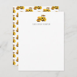 Roller Kids Construction Trucks Children's Mitteilungskarte