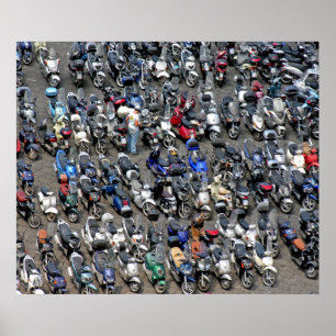 Roller-Kundgebung Poster