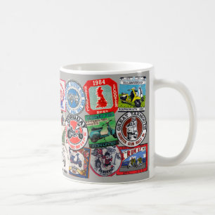 Roller-Kundgebungs-Flecken Kaffeetasse
