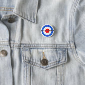Roller-Mädchen-Button Button (Beispiel)
