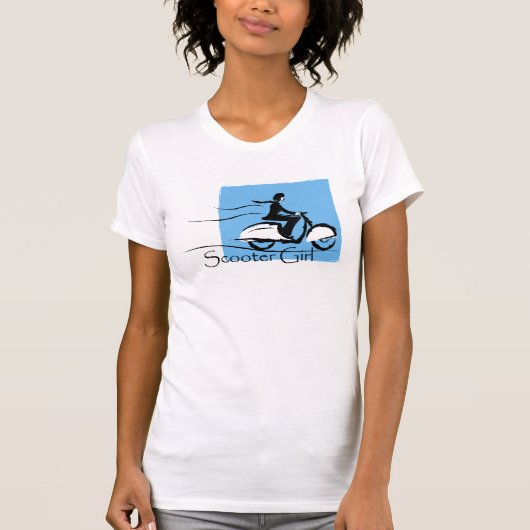 Roller-Mädchen-Entwurf T-Shirt (Vorderseite)