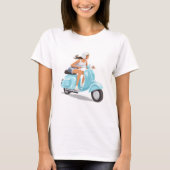 Roller-Mädchen T-Shirt (Vorderseite)