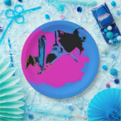 Roller mit hoher Luftwaffe Pappteller (Party)