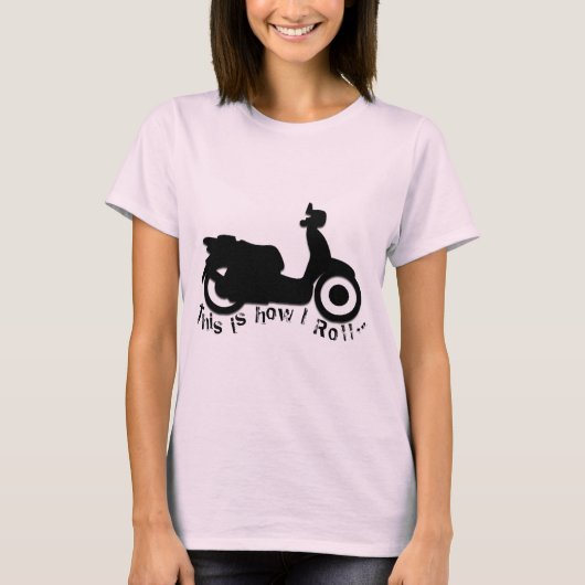Roller oder E-Fahrrad - dieses ist, wie ich rolle! T-Shirt (Vorderseite)
