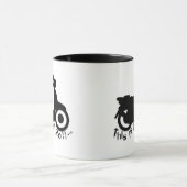Roller oder E-Fahrrad - dieses ist, wie ich rolle! Tasse (Zentrum)